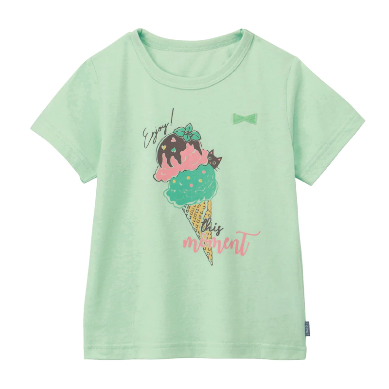 日本千趣會 - GITA 天竺棉印花短T-櫻桃-黃