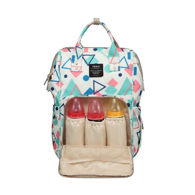 Heine 海恩 - WIN-202 時尚多功能多口袋 媽媽包 後背包 育兒包 待產包-夏日風情