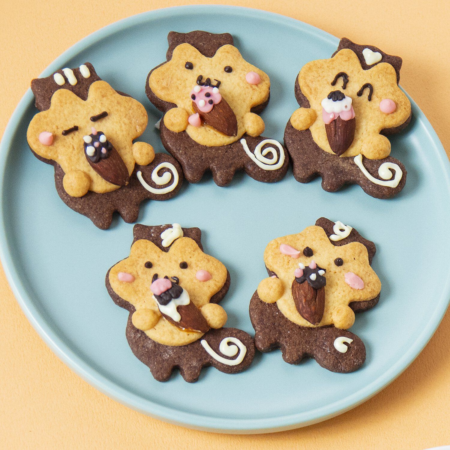 自己做烘焙聚樂部 - 松鼠抱杏仁餅乾【常溫】