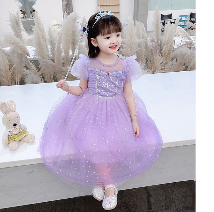 JB clothes - 公主飄逸洋裝-浪漫紫