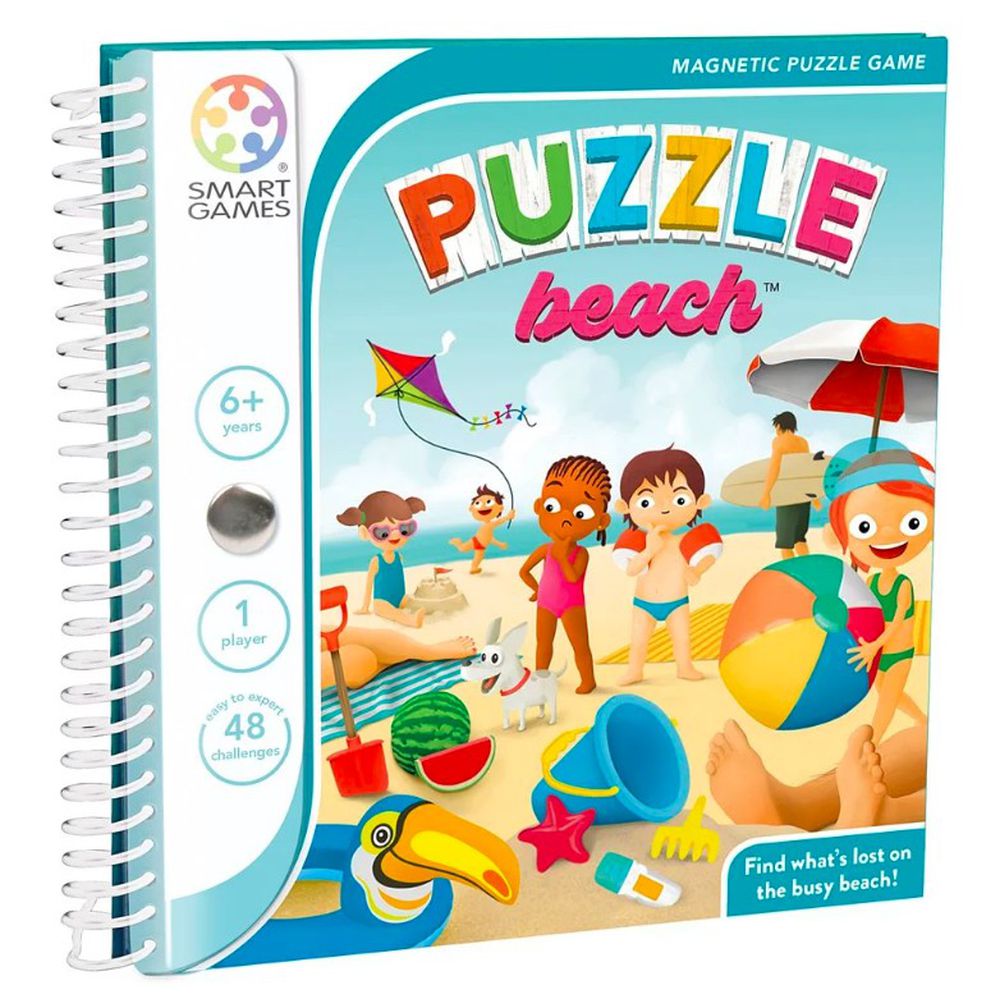 比利時 SMART GAMES - 魔磁隨身系列-海灘迷宮-6歲以上