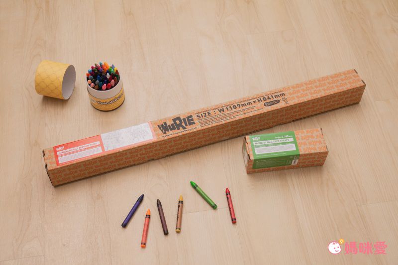 日本 NuRIE - 日本製 創意著色大型塗鴉紙(捲式)-ANIMAL LAB (A0(約84x119cm))