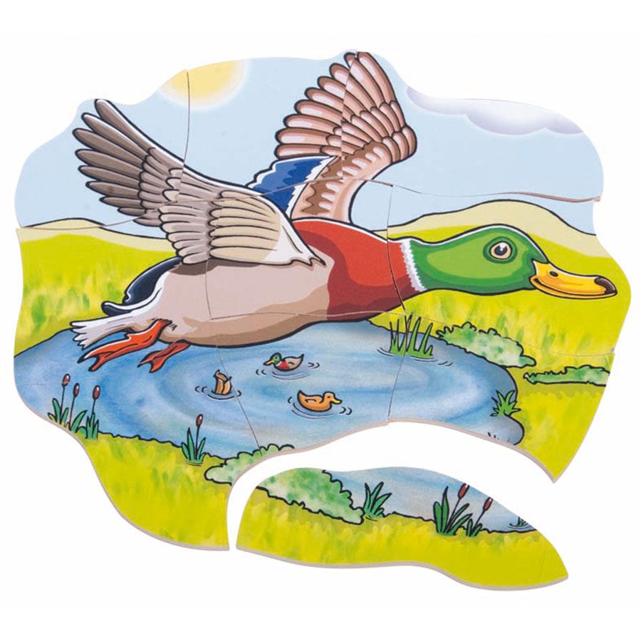 Beleduc - 多層拼圖-鴨子