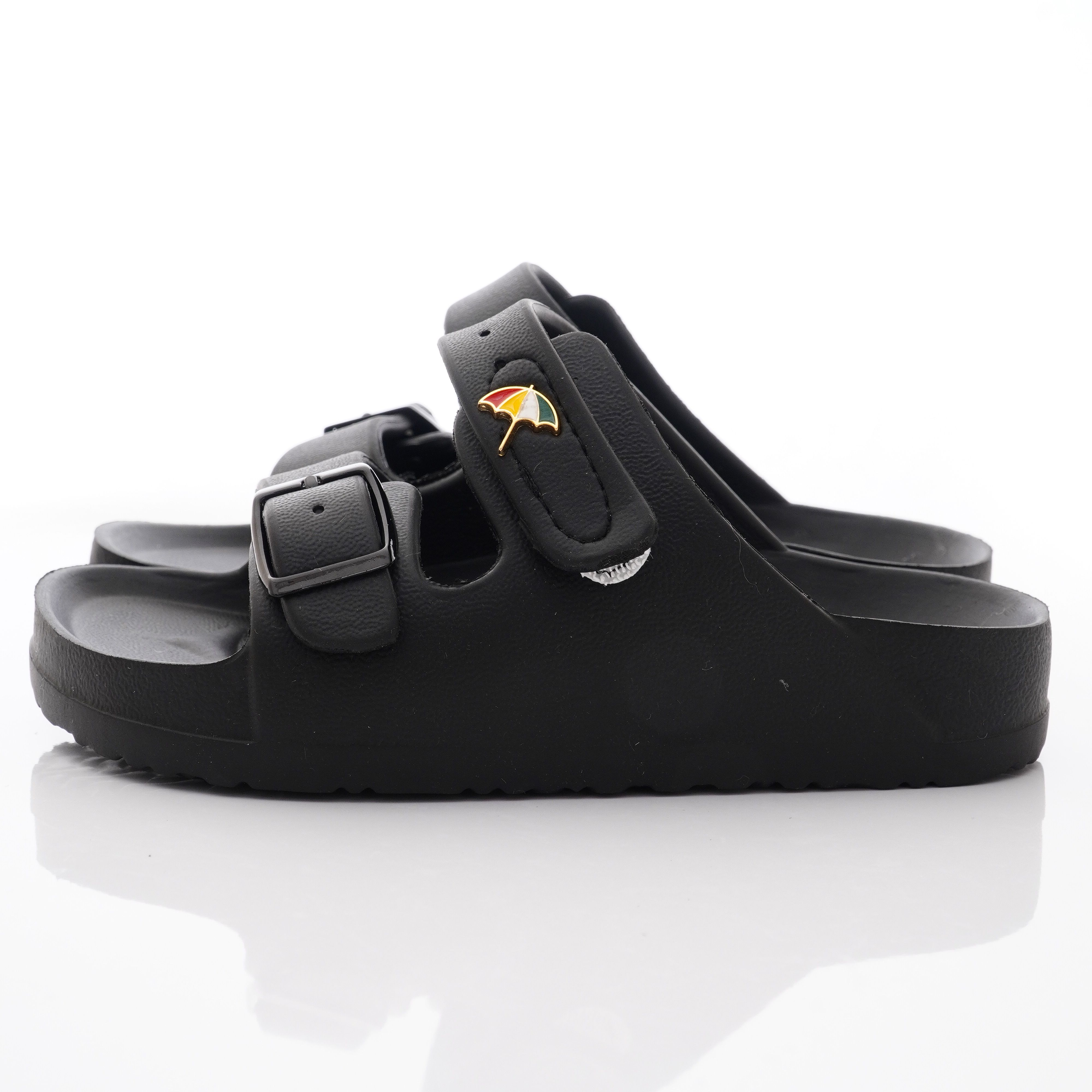 Arnold Palmer 雨傘牌 - 專櫃超輕量拖鞋款(中小童段)-黑