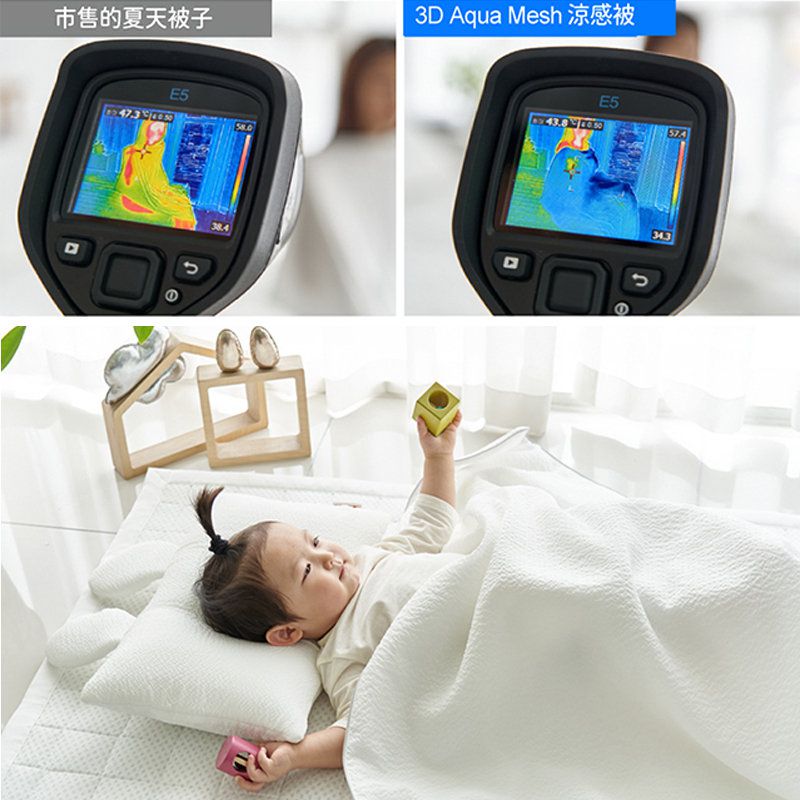 正韓Hello HiZoo - 3D Aqua Mesh 透氣涼感嬰幼兒抗菌防蟎被/四季被/涼感被/涼被(兒童款)