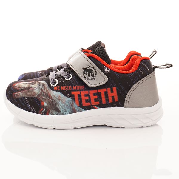 侏羅紀世界 - 卡通童鞋-電燈運動鞋款(中小童段)-灰