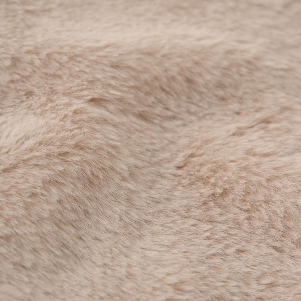 日本 Lycee mine - 泰迪熊蓬鬆感連帽外套-卡其米