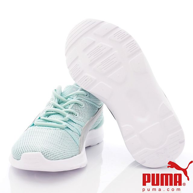 puma - 童鞋-輕量時尚運動鞋款(中小童段)-淺綠