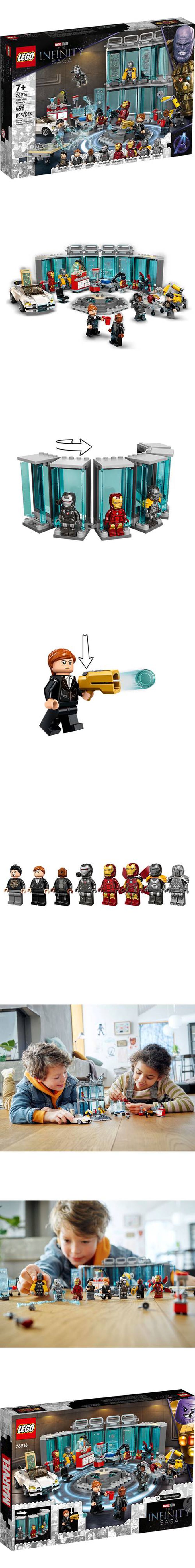 樂高 LEGO - 樂高積木 LEGO《 LT76216》SUPER HEROES 超級英雄系列 - 鋼鐵人格納庫-496pcs