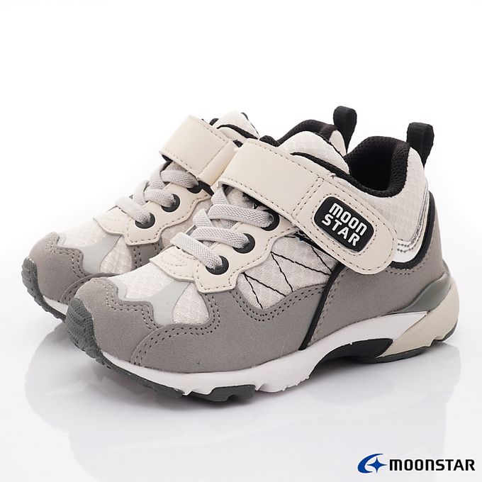 Moonstar日本月星 - HI系列十大機能童鞋-MSC23357灰(中小童段)-機能運動鞋-灰