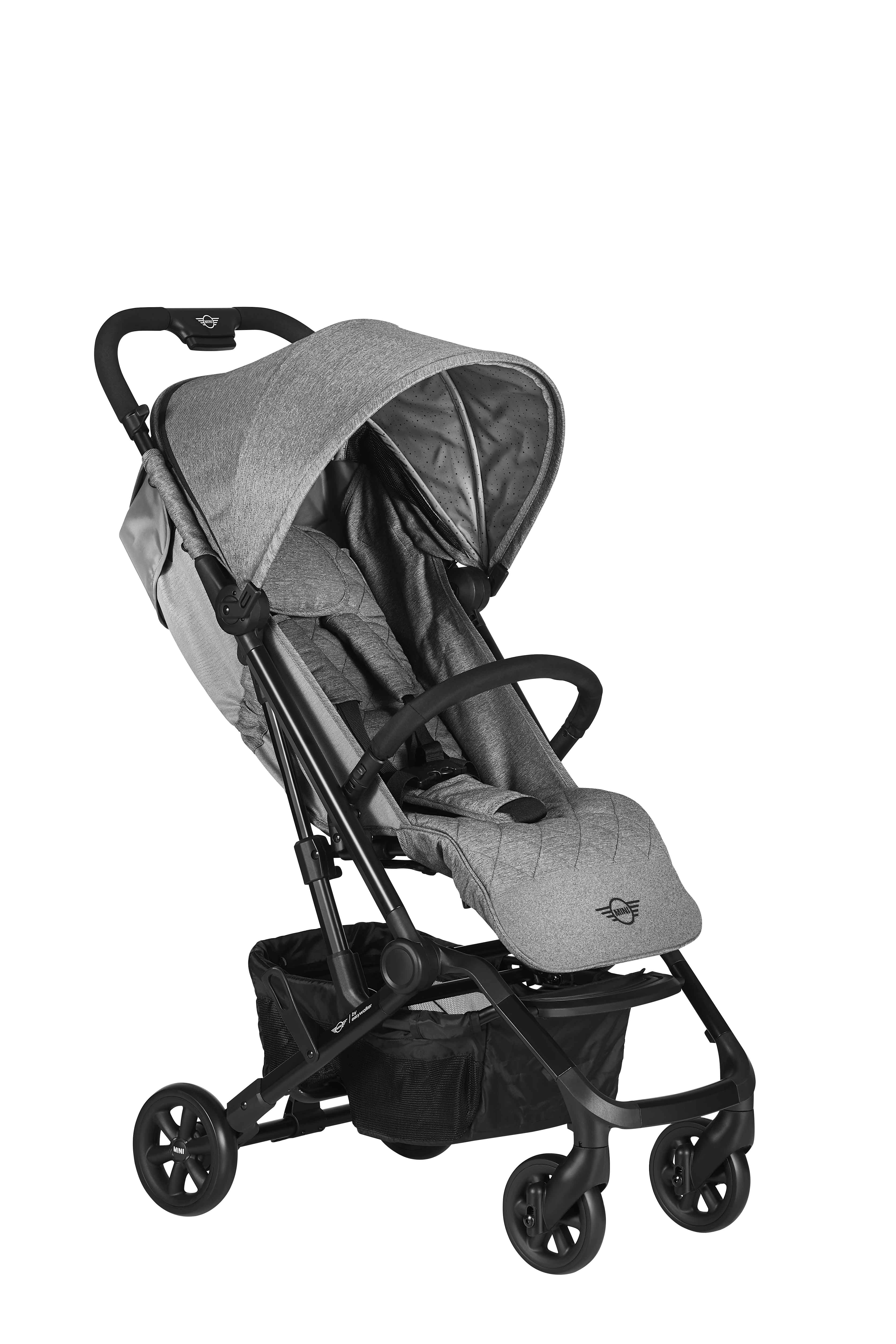 荷蘭 easywalker - Mini by Easywalker Buggy XS-蘇活灰 (8/19開始陸續出貨)-贈送(肩背帶.蚊帳.收納提袋.前扶手.雨罩)