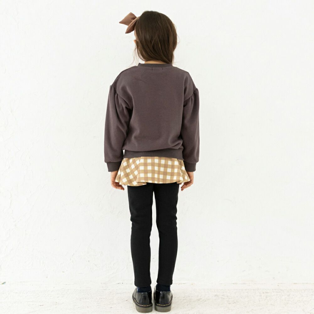 日本 evercloset - 超萌大蝴蝶結開叉裏毛長袖上衣-粉紅