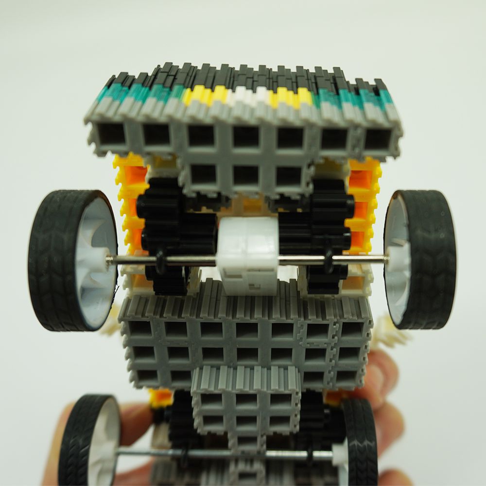 韓國 Color Story - 免燙拼豆包-3D立體黑色迴力警車(10mm)