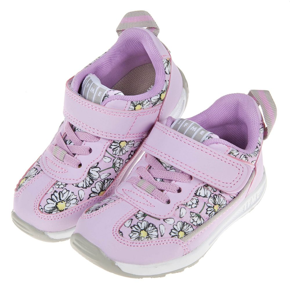日本IFME - 日本IFME瑪格麗特花紫色兒童機能運動鞋
