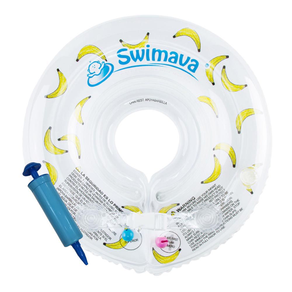 Swimava - G1嬰兒游泳脖圈-香蕉-1-18個月，13kg以內