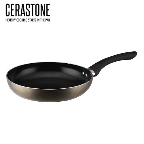 美國 Cerastone - 藍鑽不沾鍋(鐵灰色)24cm