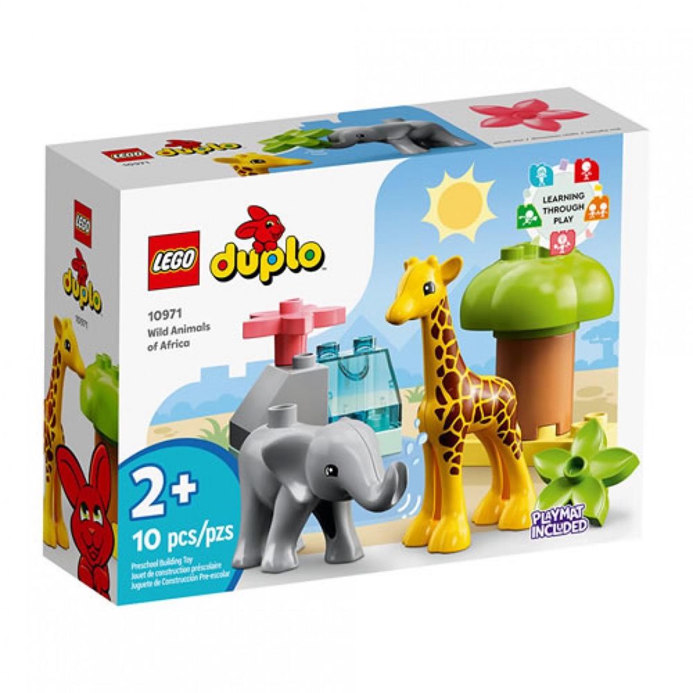 樂高 LEGO - 樂高積木 LEGO《 LT10971》Duplo 得寶系列 - 非洲野生動物-10pcs