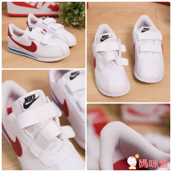 NIKE - Cortez GS 阿甘鞋(中童)-白藍紅