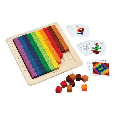 泰國 Plantoys - 彩色方塊多元學習組