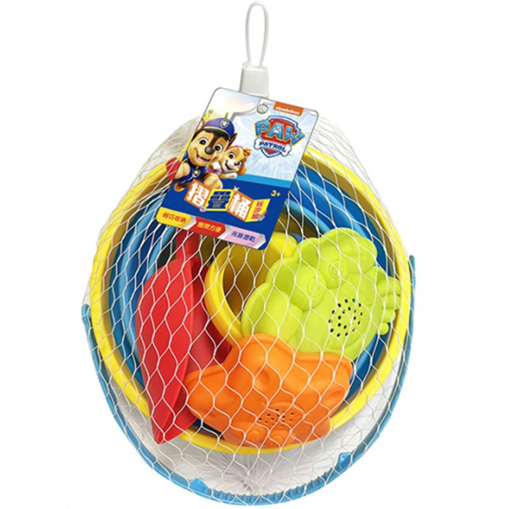 摺疊桶玩沙組-汪汪隊立大功