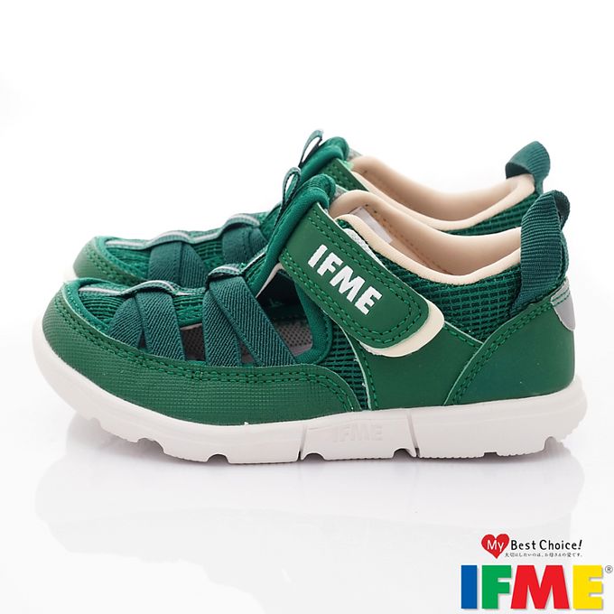 日本IFME - 水涼機能童鞋-IF30-341512綠(中小童段)-水涼鞋-綠