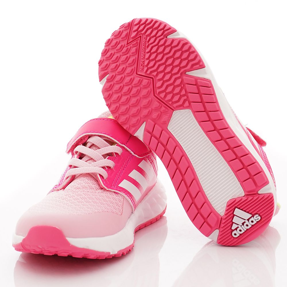 adidas - 愛迪達童鞋-超輕運動慢跑鞋(中大童段)-粉