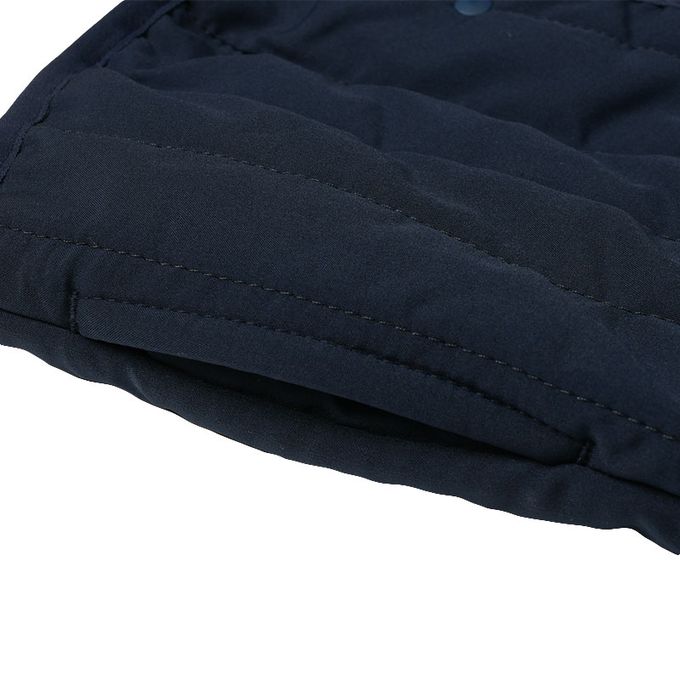 akachan honpo - 寬鬆夾克-超細纖維-深藍色