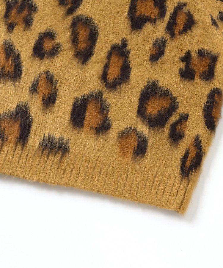 日本 BREEZE - 動物印花柔軟針織毛衣-白色乳牛