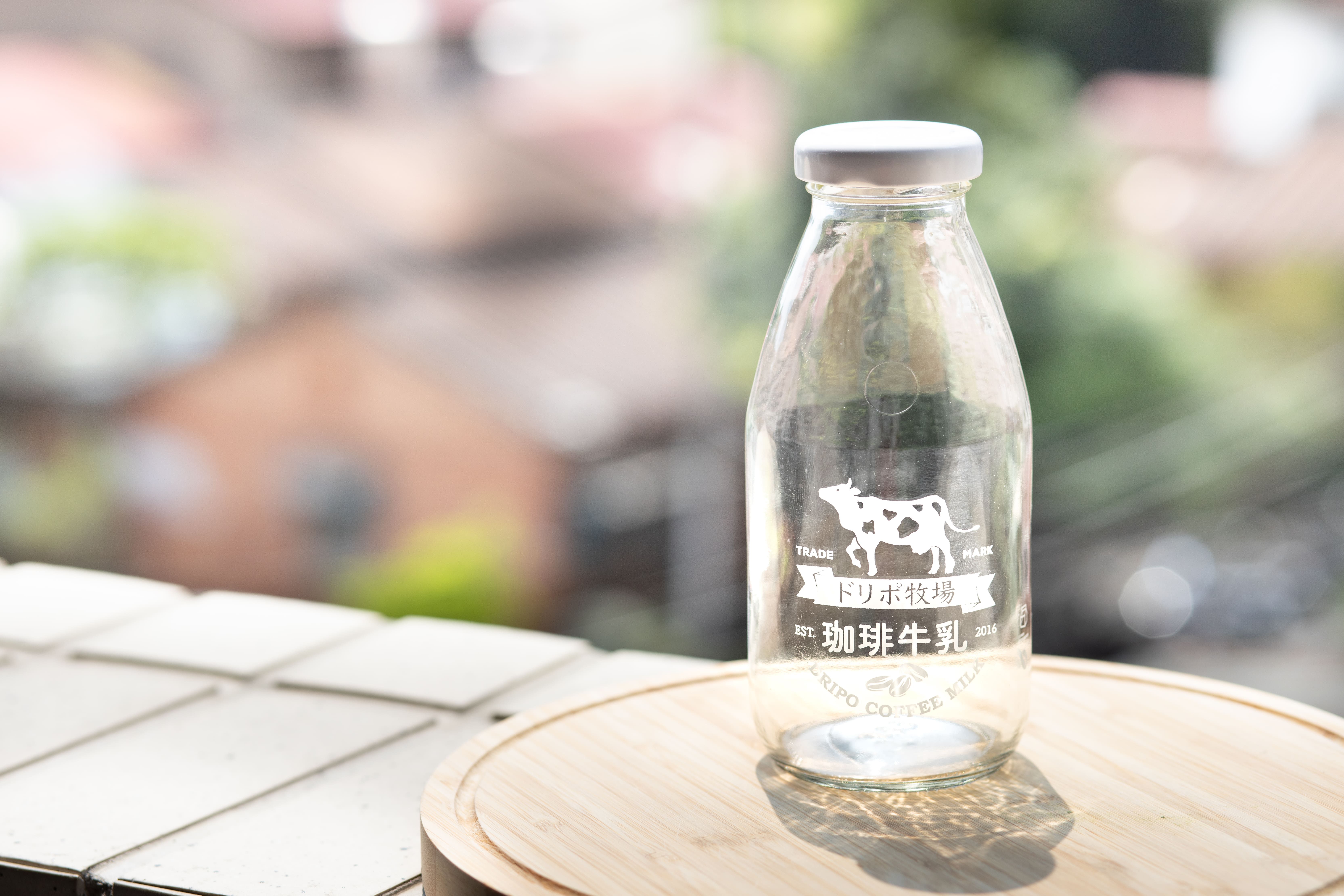 Dripoドリポ - Dripoドリポ-復古咖啡牛奶玻璃瓶-300ml