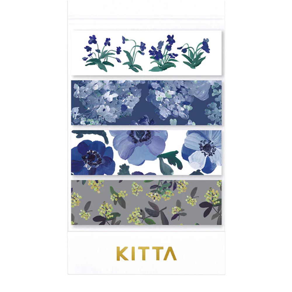 日本HITOTOKI - 美型和紙膠帶-長條-花朵-6