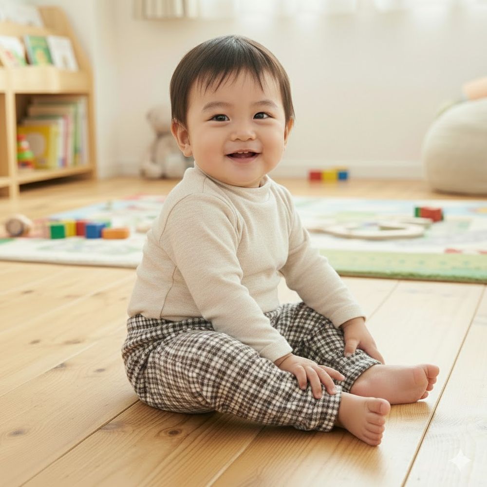 經典造型屁屁褲-毛圈內裡-咖啡色