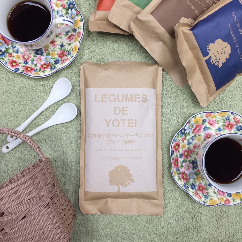 日本LEGUMES DE YOTEI - 北海道產天然鬆餅粉-天然原味-180g