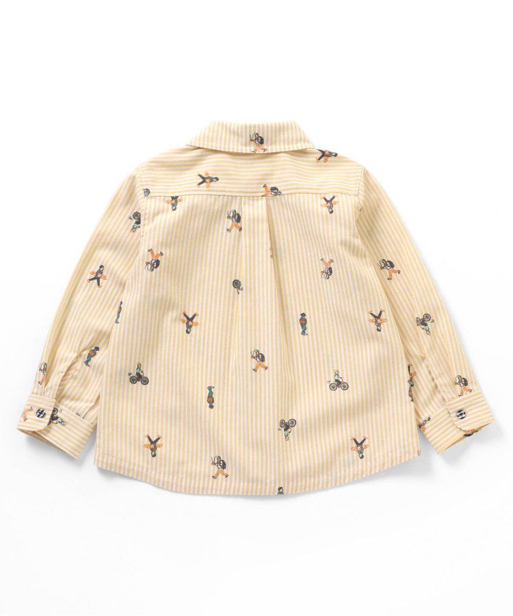 日本 BREEZE - [推薦]氣質系正式領長袖襯衫-素面-米白