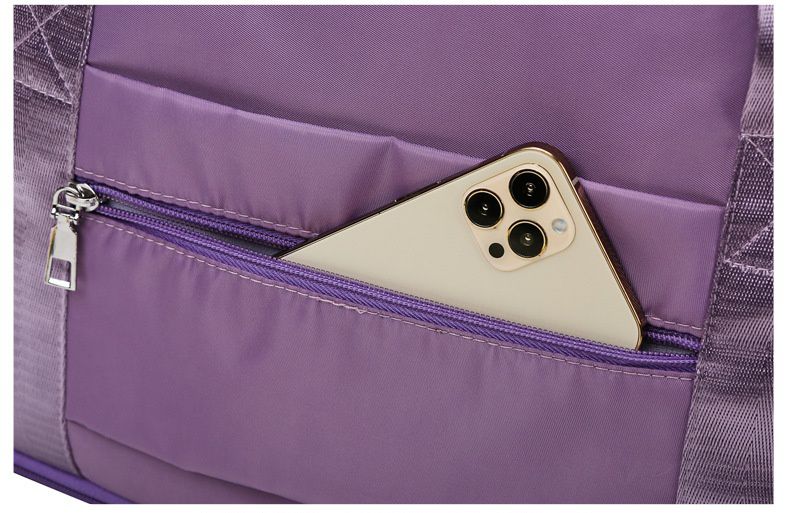 大容量可展開乾濕分離旅行運動包-PINK-粉色