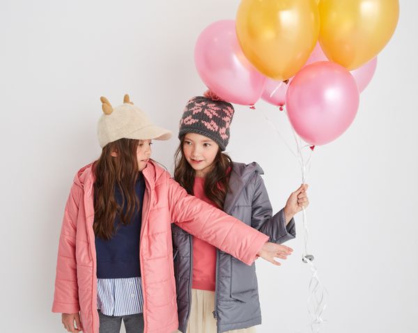 麗嬰房 Little moni - 3M科技羽絨保暖外套(女童版型)-女童版型-熱情粉