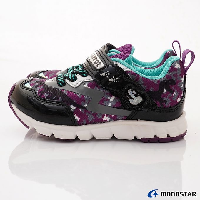 Moonstar日本月星 - 公園玩耍機能童鞋-CRC23386黑(中小童)-機能運動鞋-黑