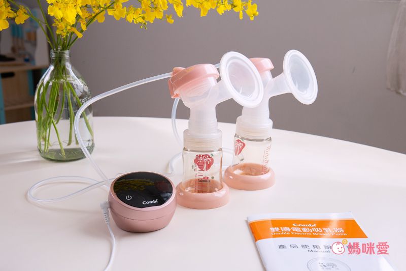 Combi 單/雙邊電動吸乳器，買就贈手動配件組！