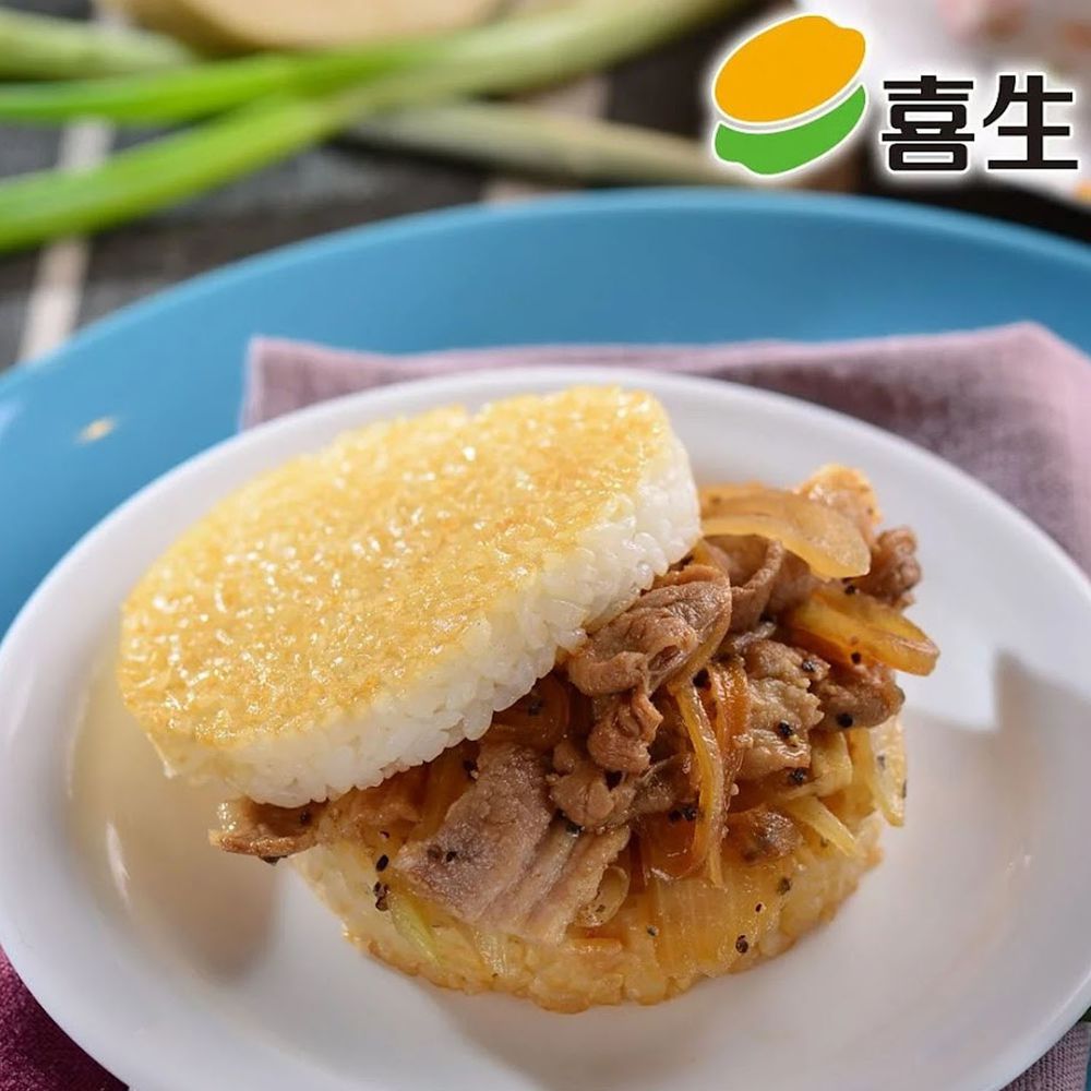 喜生 - 米漢堡黑胡椒豬肉(160g*3入)