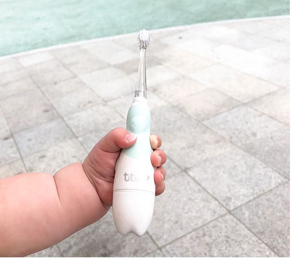 韓國 aguard - TUTUS兔兔兒童電動牙刷-粉色 (3個月～4歲)