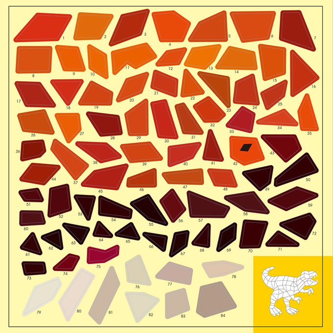 立體拼貼遊戲-恐龍