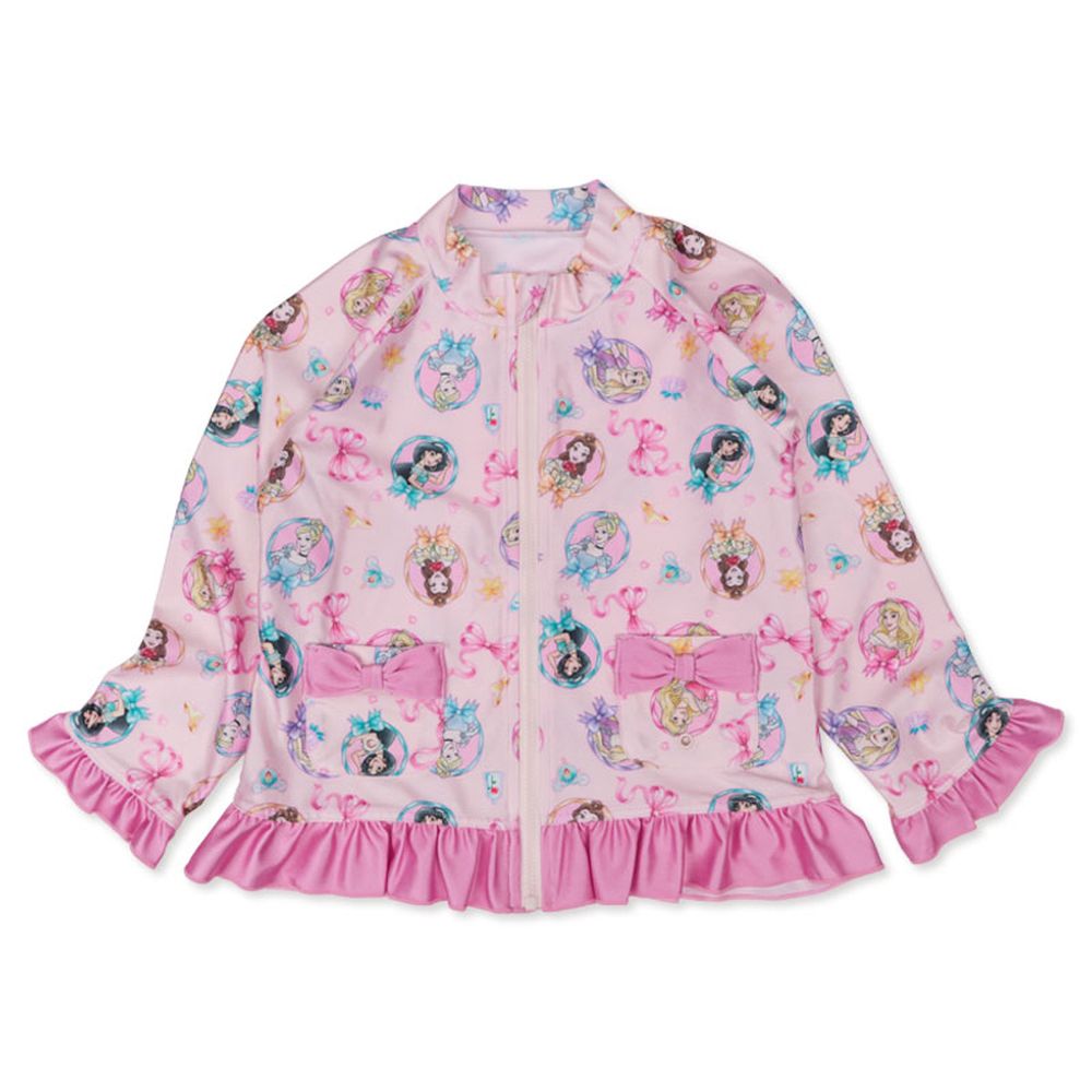 防曬泳衣-公主-粉紅色