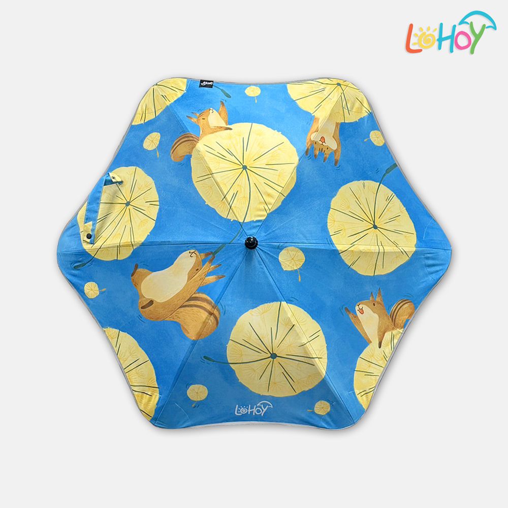 LOHOY - 兒童防戳圓角雨傘(兒童晴雨傘 圓角雨傘 防戳雨傘) (蒲英逐夢)