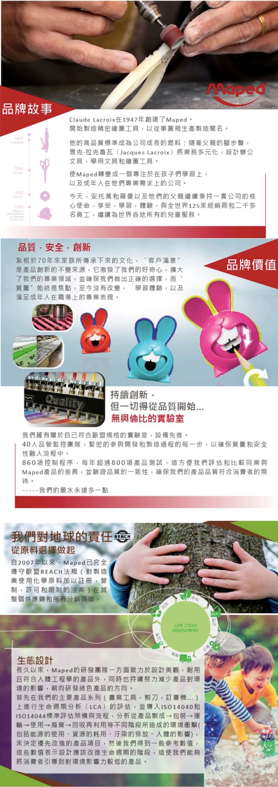 法國MAPED - 安全扣兒童剪刀