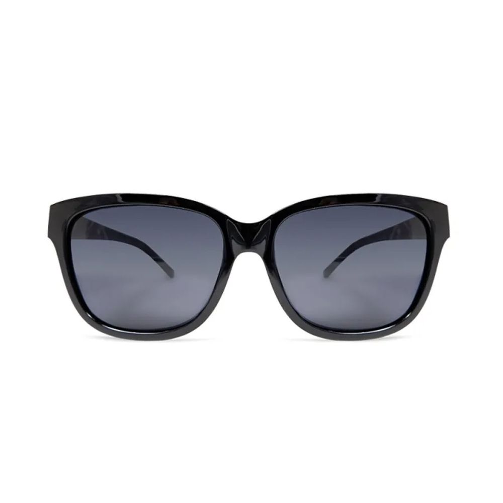ALEGANT - 極簡風純黑方框寶麗來偏光墨鏡│UV400太陽眼鏡