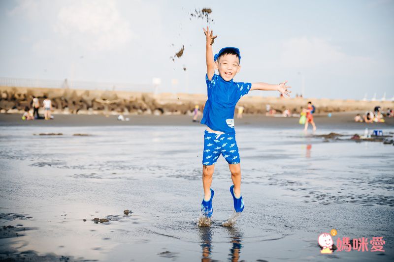 德國Playshoes - 抗UV防曬短袖兩件組兒童泳裝-鯊魚