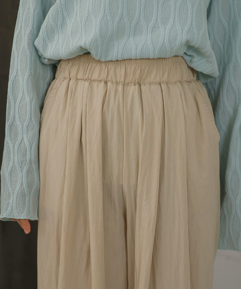 日本 Bab - 時尚美型垂墜感長褲-米杏