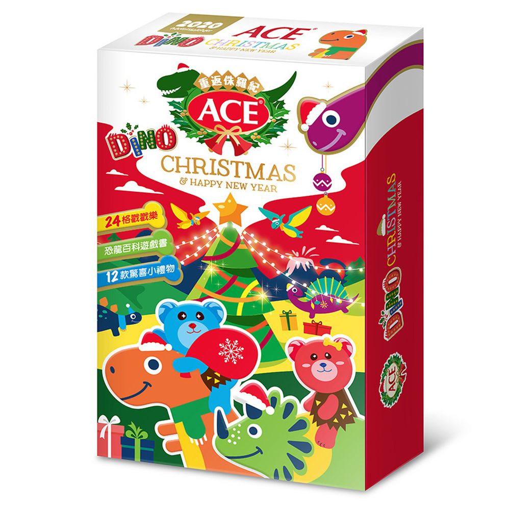 ACE - ACE聖誕巡禮月曆禮盒-侏儸紀聖誕-160g/組
