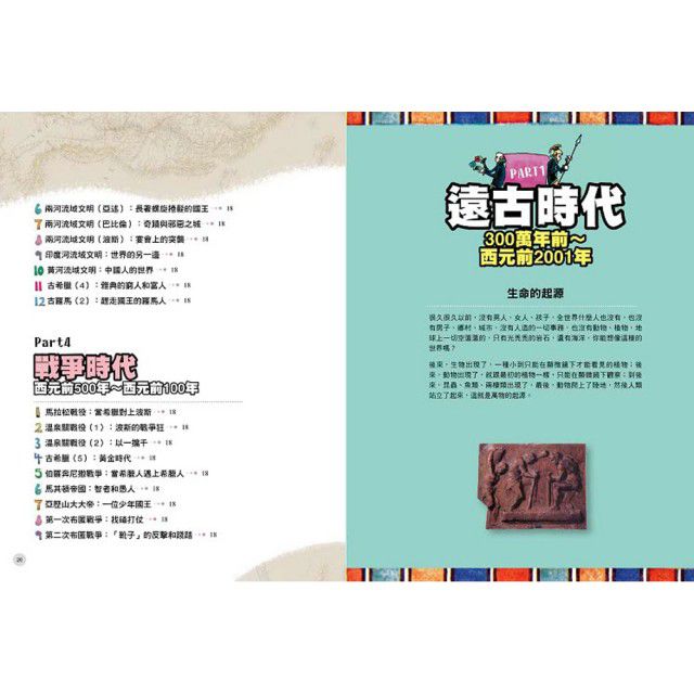 給中小學生的世界地理＋世界歷史（全套5冊）