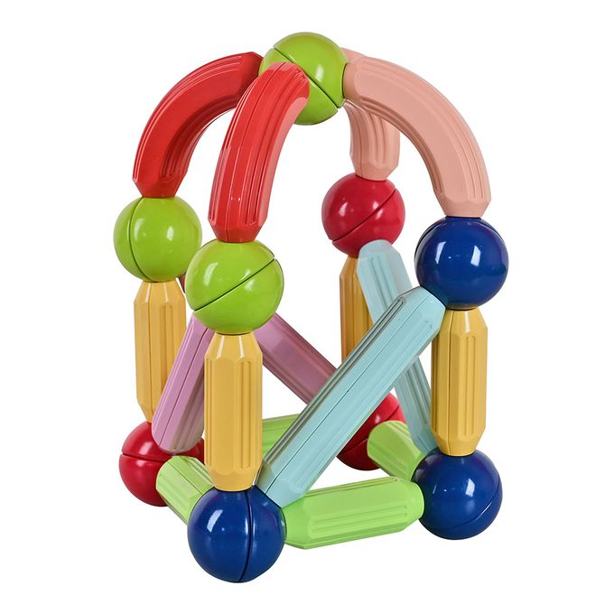 風車圖書 - 可愛動物-FOOD超人幼幼益智磁力棒