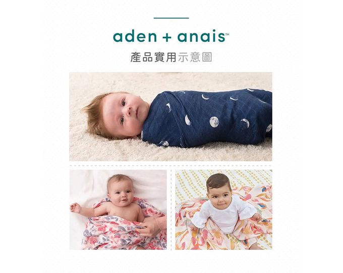 Aden+Anais - 竹纖維多功能包巾2入-療癒小兔